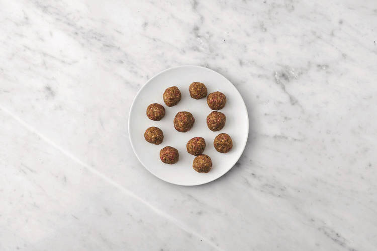 Prep the meatballs