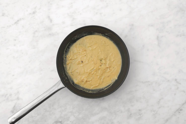 Make the onion gravy