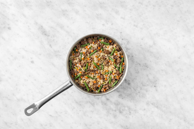 Cook the pilaf