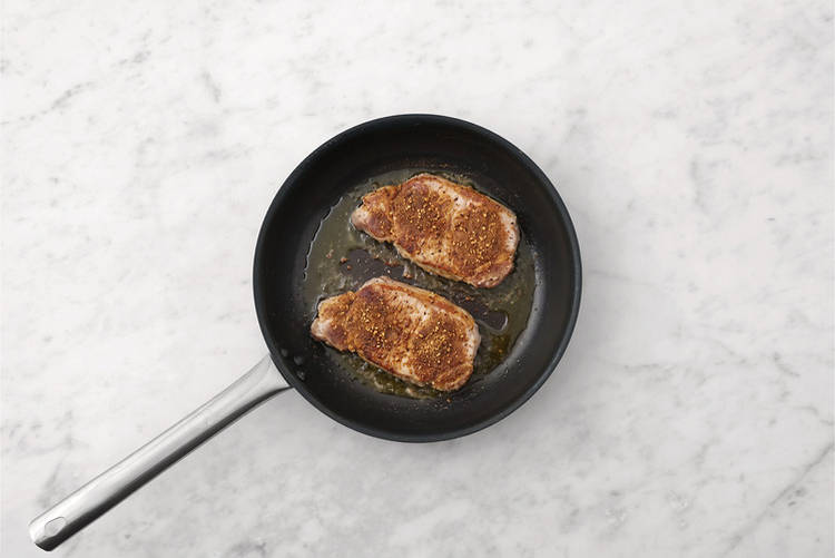 Cook the salmon
