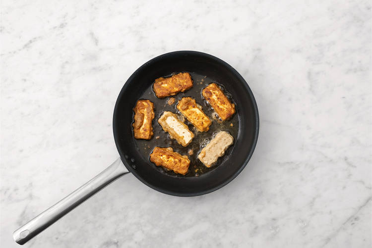 Make the batter & fry the pakora