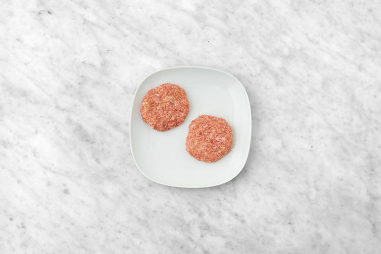 Make the burger patties 