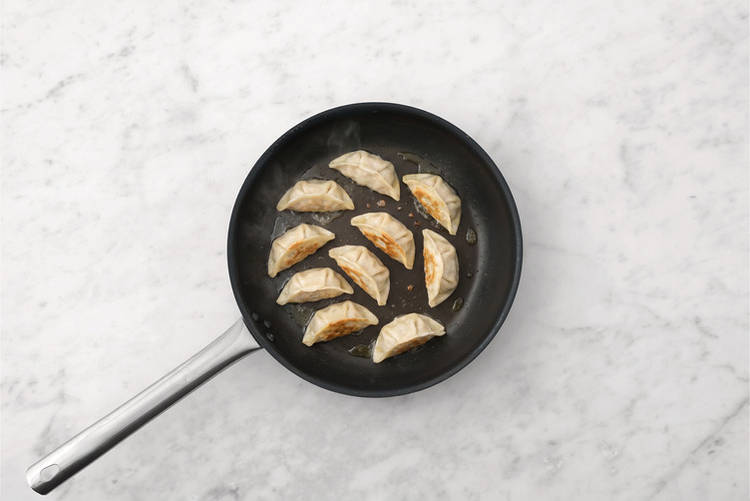 Cook the pork dumplings