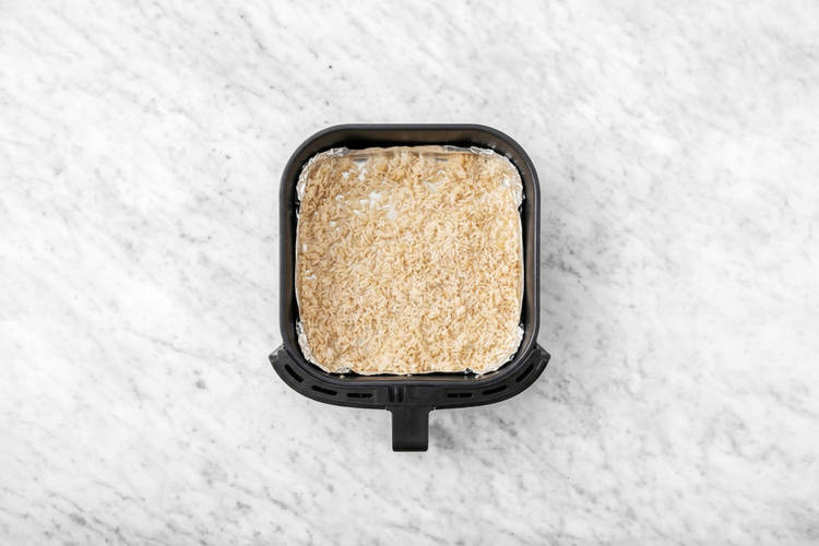 Make the crispy rice