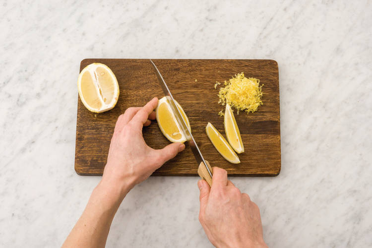 Prep the toppings & honey dressing