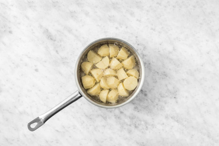 Cook the potato