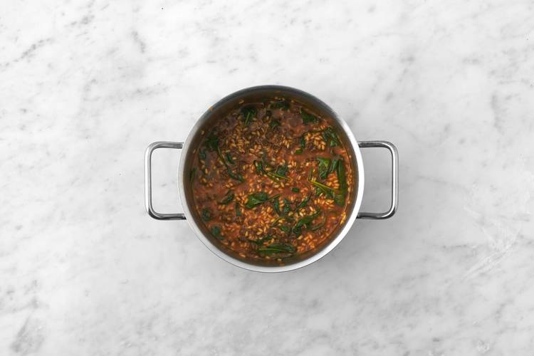 Add the Spinach