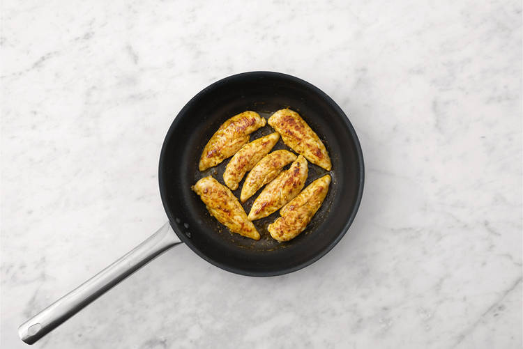 Cook the chicken