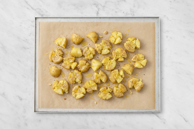 Cook the potatoes