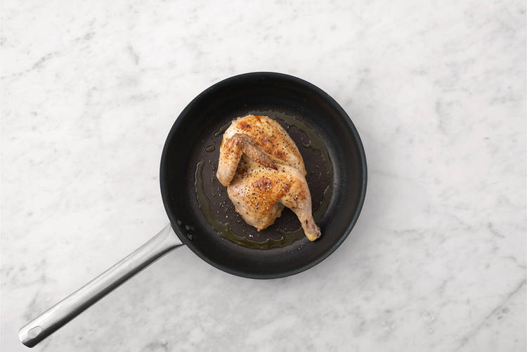 Sear the chicken