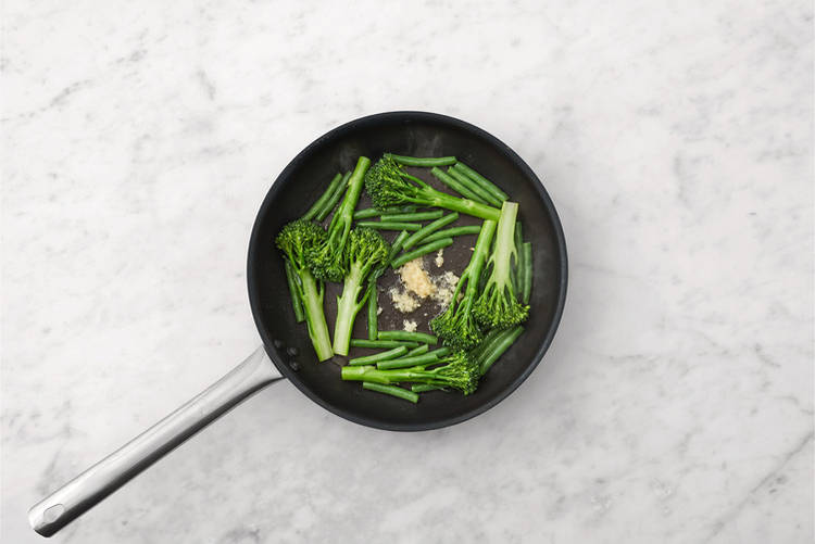 Cook the greens