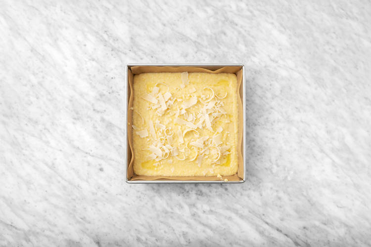 Bake the polenta 