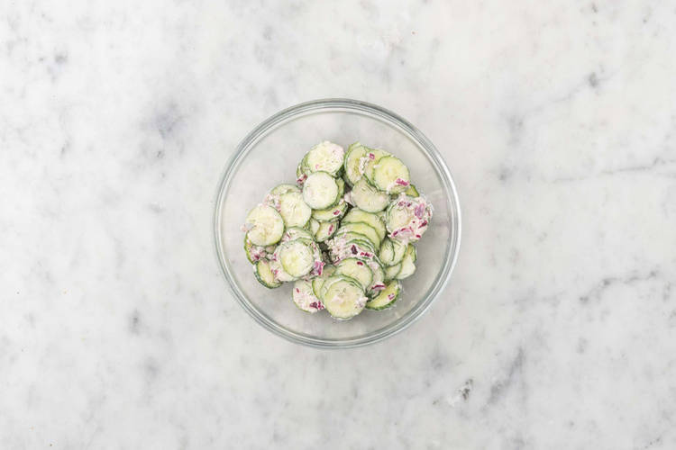Préparer la salade