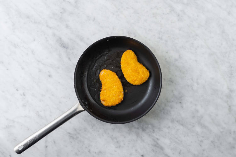 Cuire le schnitzel