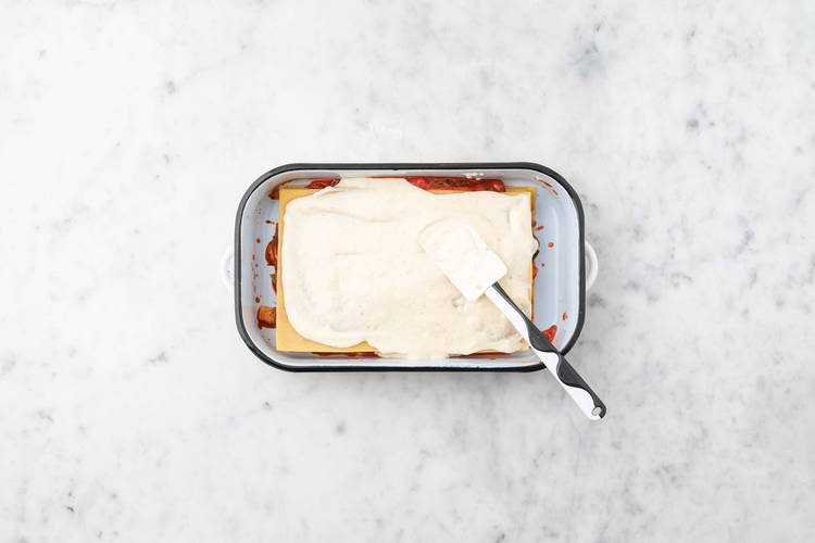 Assembler la lasagne