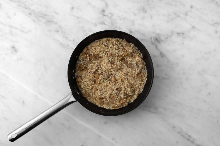 Préparer le risotto 