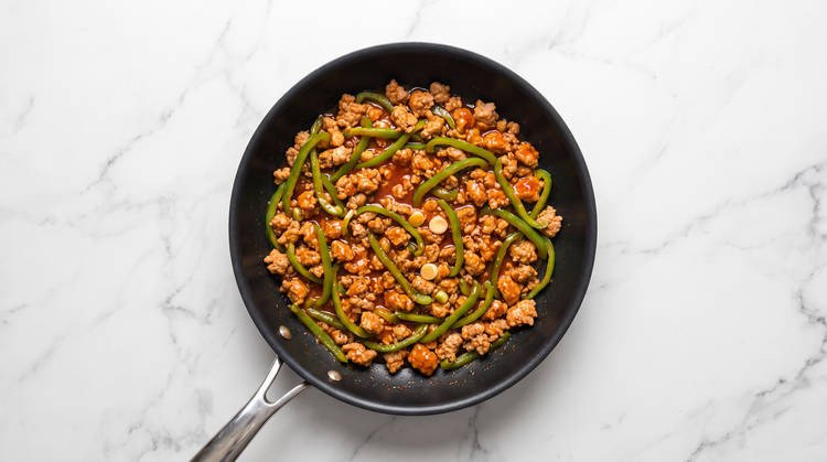 Cook Pork & Bell Pepper
