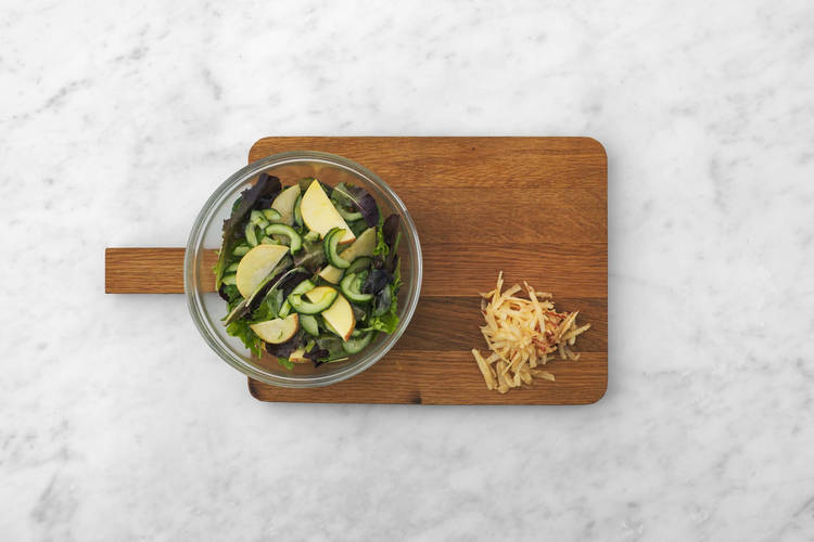 Préparer la salade
