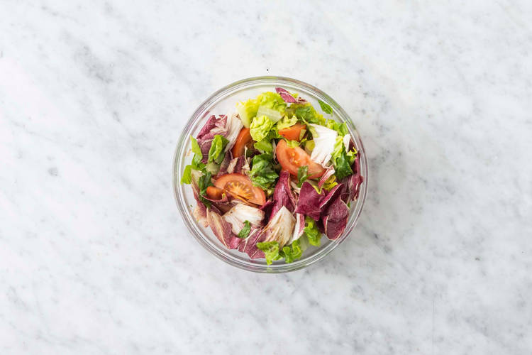 Préparer la salade