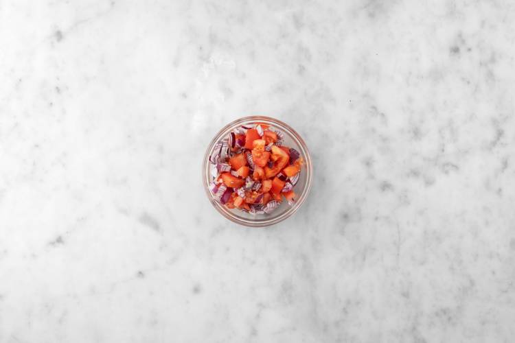 Tomatensalsa maken