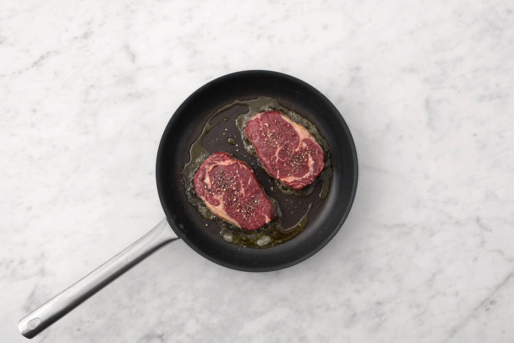 Cook the venison