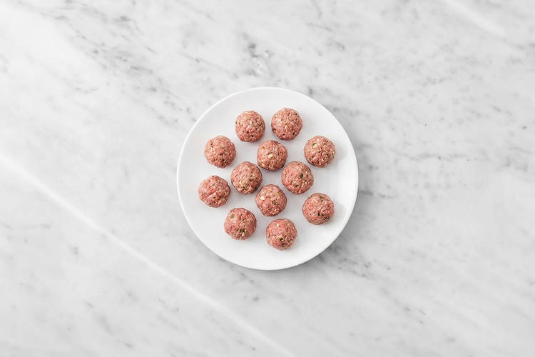 Make the meatballs