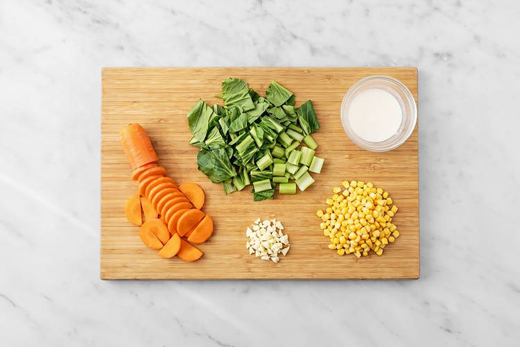 Get prepped & start the soup