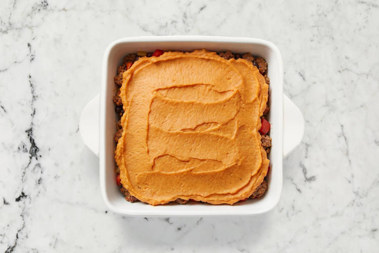 Broil shepherd's pie