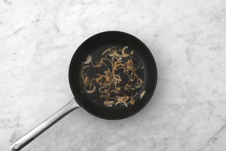 Caramelize onions