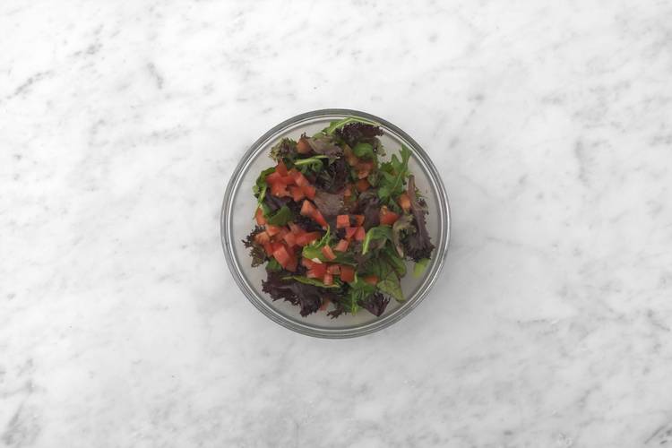Assembler la salade