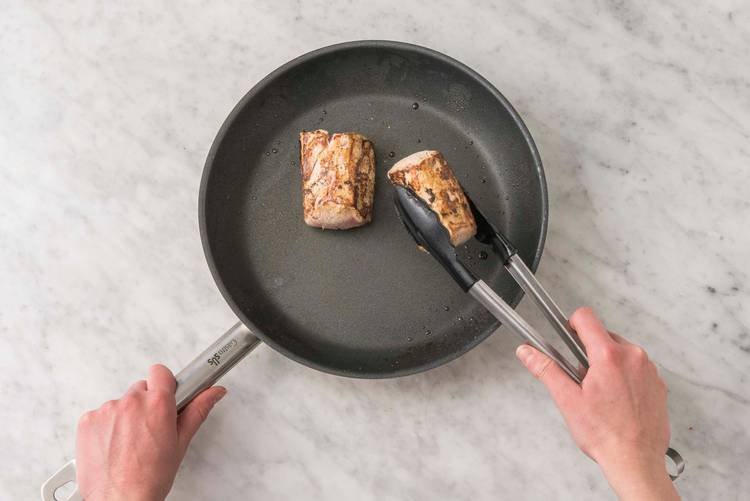 Schweinefilets braten