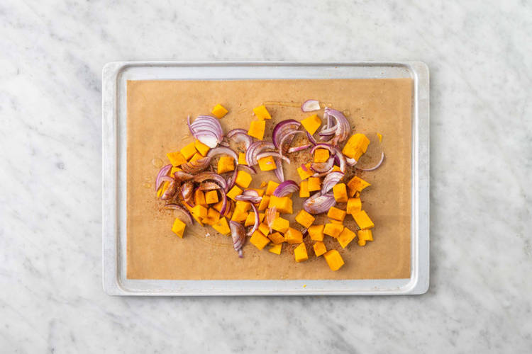 Kürbis backen