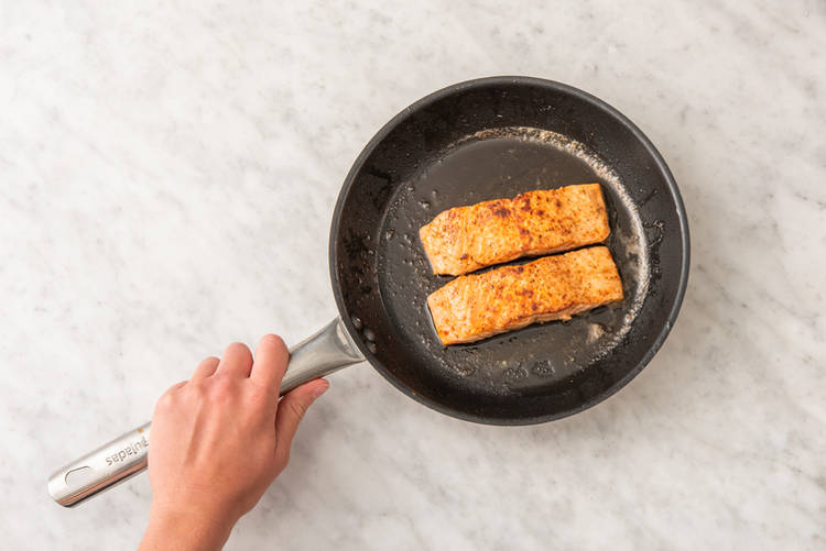 Lachs braten