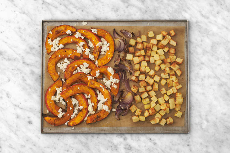 Kürbis überbacken