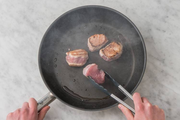Schweinefilets braten
