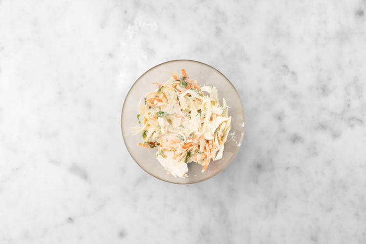 Coleslaw zubereiten
