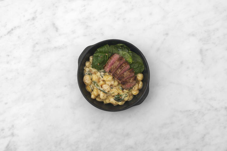 Fleisch braten & Anrichten