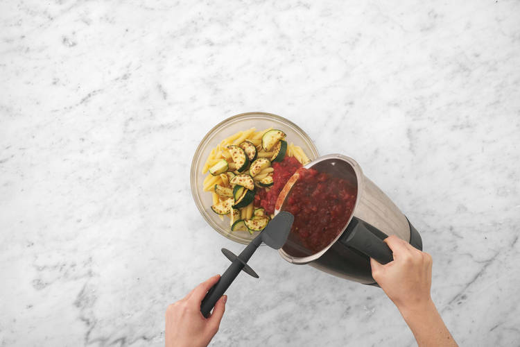 Zucchini braten