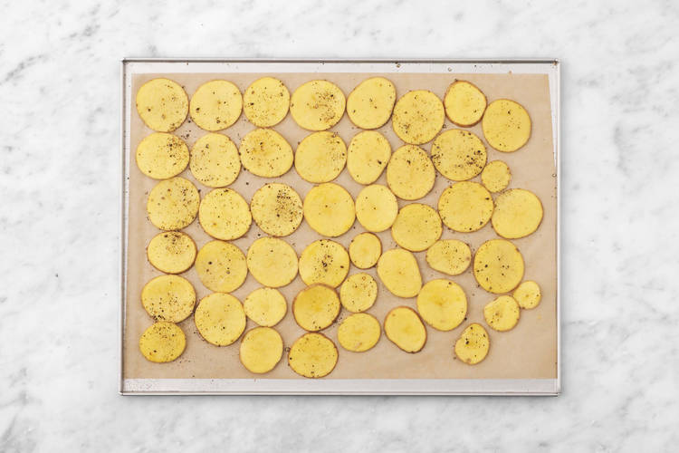 Kartoffeln rösten