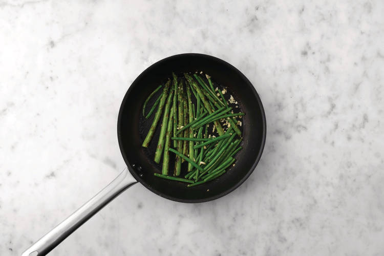 Cook the greens