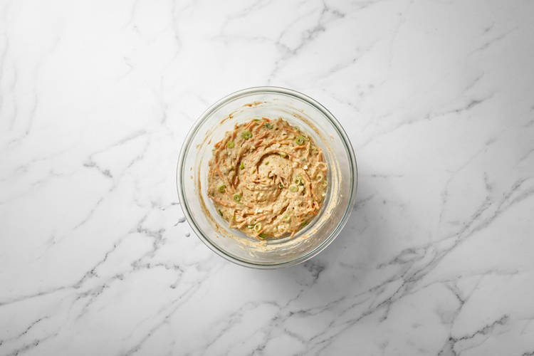 Make the fritter mixture