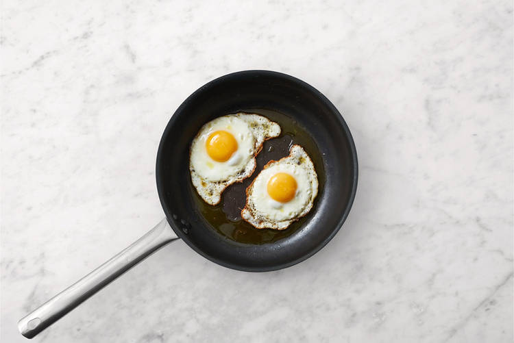 Fry the eggs