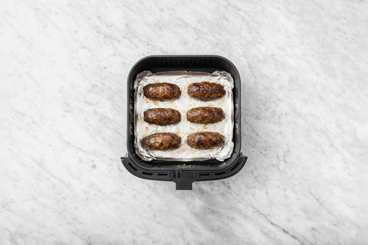 Cook the koftas