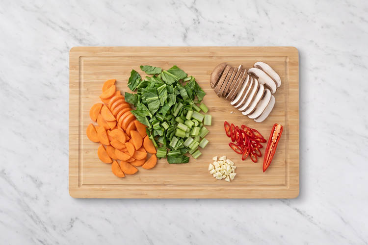 Prep the veggies