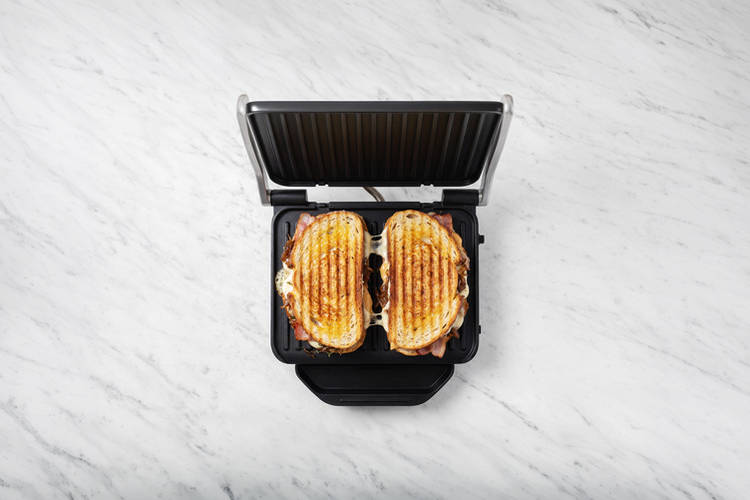 Assemble & toast the sandwich
