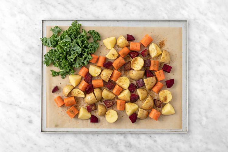 Roast the veggies 
