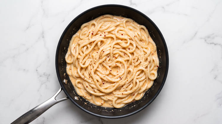Finish Carbonara 