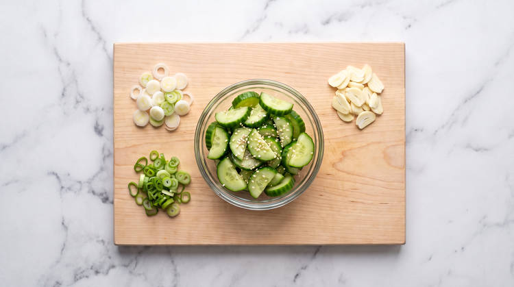 Prep & Season Cucumber