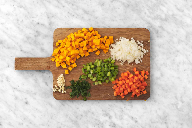 Des légumes bien taillés