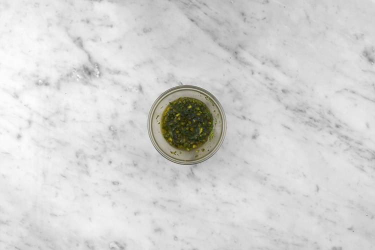 Salsa de pistache